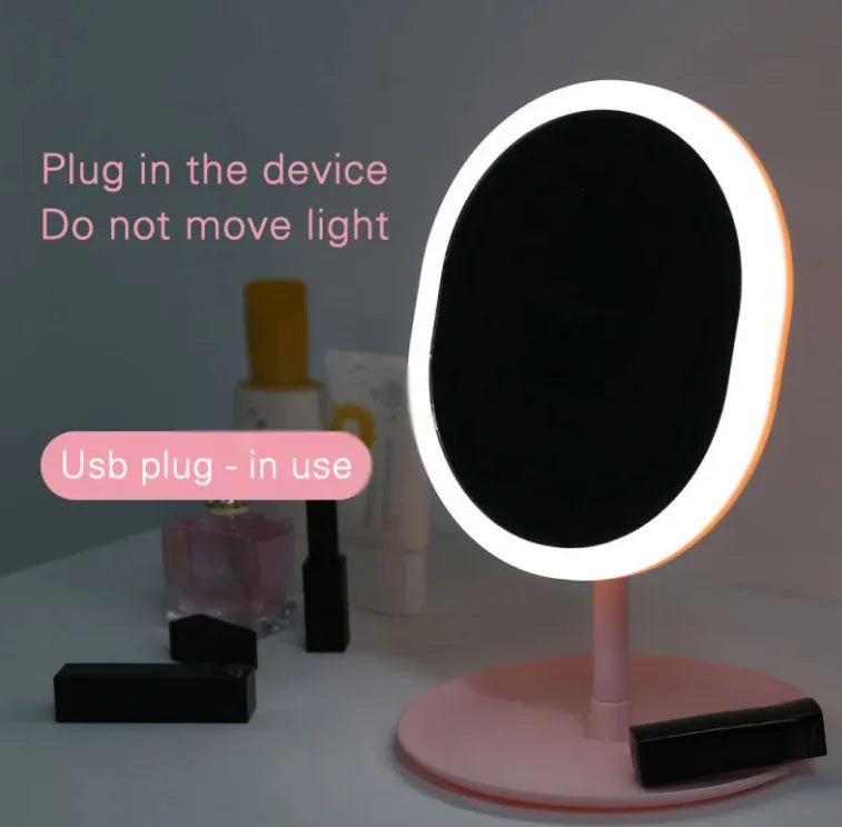 Touch - Control LED Makeup Mirror - Compact Vanity Beauty Tool