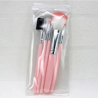 Makeup Brush Set - 5 Pieces Portable Beauty Tools