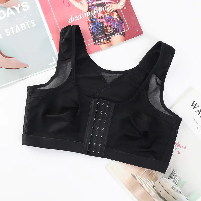 Plus Size Front Buckle Sports Yoga Bra Manufacturer