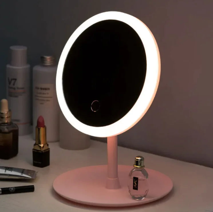 Touch - Control LED Makeup Mirror - Compact Vanity Beauty Tool