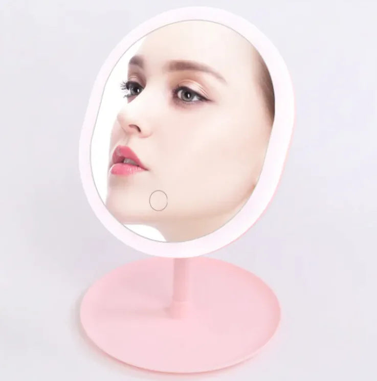 Touch - Control LED Makeup Mirror - Compact Vanity Beauty Tool